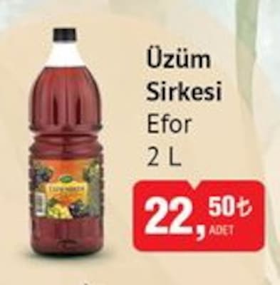 Efor Üzüm Sirkesi 2 L image