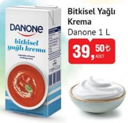 Danone Bitkisel Yağlı Krema 1 L image