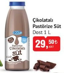 Dost Çikolatalı Pastörize Süt 1 L image