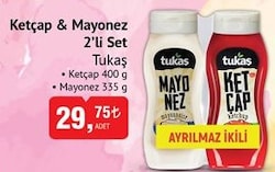 Tukaş Ketçap 400 gr &Mayonez 335 gr 2'li Set image