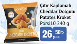 Porsi10 Çıtır Kaplamalı Cheddar Dolgulu Patates Kroket 240 gr image