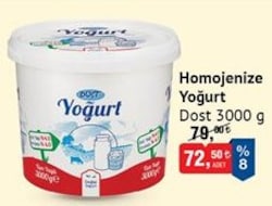 Dost Homojenize Yoğurt 3000 G image