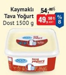 Dost Kaymaklı Tava Yoğurt 1500 g image