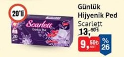 Scarlett Günlük Hijyenik Ped 20'li image
