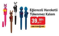 Studi Eğlenceli Hareketli Tükenmez Kalem image