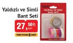 Studi Yaldızlı ve Simli Bant Seti image