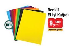 Studi Renkli El İşi Kağıdı 10'lu image