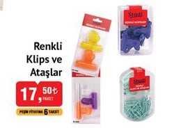 Studi Renkli Klips ve Ataşlar image