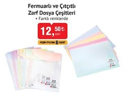 Studi Fermuarlı ve Çıtçıtlı Zarf Dosya Çeşitleri image