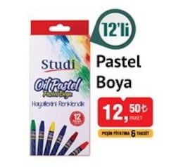 Studi Pastel Boya 12'li image