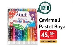 Studi Çevirmeli Pastel Boya 12'li image