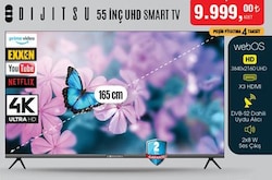 Bim Dijitsu UHD Smart Tv 55 inç