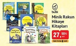 Butik Minik Rakun Hikaye Kitapları / Adet image