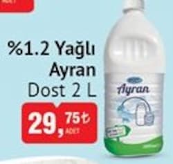 Dost %1,2 Yağlı Ayran 2 L image