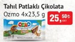 Ozmo Tahıl Patlaklı Çikolata 4x23,5 g image