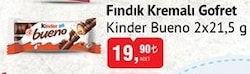 Kinder Bueno Fındık Kremalı Gofret 2x21,5 g image