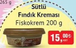 Fiskokrem Sütlü Fındık Kreması 200 g image