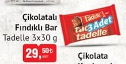 Tadelle Çikolatalı Fındıklı Bar 3x30 g image
