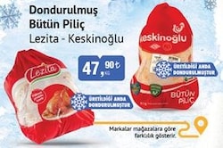 Lezita/Keskinoğlu Dondurulmuş Bütün Piliç kg image