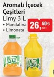 Limy Aromalı İçecek Çeşitleri 3 L image