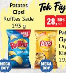 Ruffles Sade Patates Cipsi 193 g image