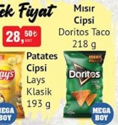 Doritos Taco Mısır Cipsi 218 g image
