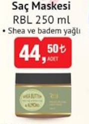RBL Shea ve Badem Yağlı Saç Maskesi 250 ml image