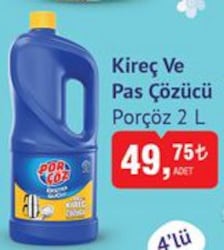 Porçöz Kireç ve Pas Çözücü 2 L image
