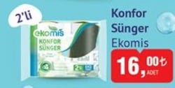 Ekomis Konfor Sünger 2'li image