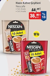 Nescafe Hazır Kahve Çeşitleri 10'lu image