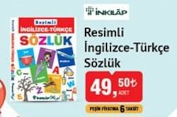 İnkilap Resimli İngilizce-Türkçe Sözlük image