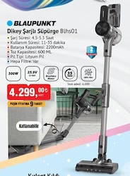 Blaupunkt Blhs01 Dikey Şarjlı Süpürge image