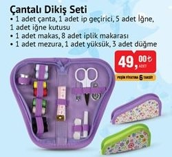 Çantalı Dikiş Seti image