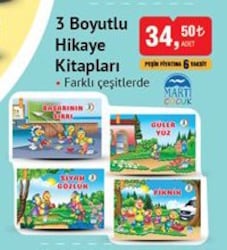 3 Boyutlu Hikaye Kitapları / Adet image