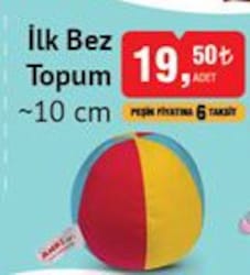 İlk Bez Topum 10 cm image