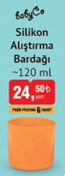 BabyCo Silikon Alıştırma Bardağı 120 ml image