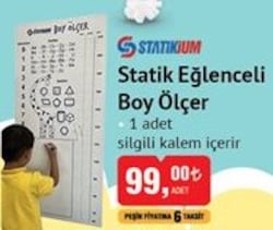 Statikum Statik Eğlenceli Boy Ölçer image