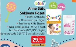 Bebsi Anne Sütü Saklama Poşeti 10'lu image