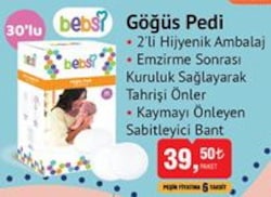 Bebsi Göğüs Pedi 30'lu image
