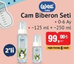 Wee Baby Cam Biberon Seti 0-6 Ay 125 ml + 250 ml 2'li image