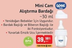 Wee Baby Mini Cam Alıştırma Bardağı 30 ml image