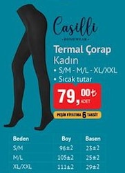 Casilli Termal Çorap Kadın image