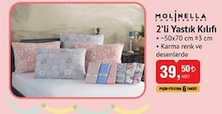 Molinella 2'li Yastık Kılıfı 50x70 cm image
