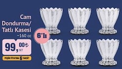 Glass in Love Cam Dondurma/Tatlı Kasesi 6'lı 160 cc image