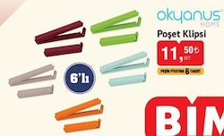 Okyanus Home Poşet Klipsi 6'lı image