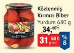 Yurdum Közlenmiş Kırmızı Biber 680 g image