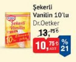Dr. Oetker Şekerli Vanilin 10'lu image