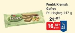 Eti Hoşbeş Fındık Kremalı Gofret 142 g image