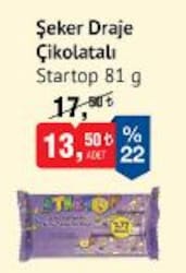 Startop Çikolatalı Draje Şeker 81 g image