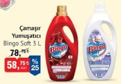 Bingo Soft Çamaşır Yumuşatıcı 3 L image